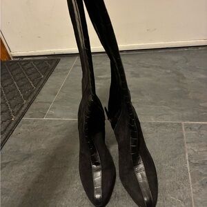 Valentino Black Leather Heels